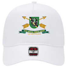 Load image into Gallery viewer, Baseball Cap - 1st Battalion, 10th Special Forces Group - Flash w Br - Ribbon X 300
