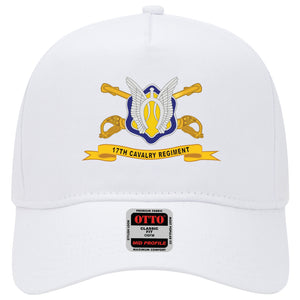 Baseball Cap - 17th Cavalry Regiment w Br - Ribbon