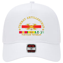 Load image into Gallery viewer, Baseball Cap - Combat Artilleryman Badge - Vietnam Vet w VN SVC
