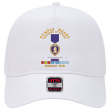 Load image into Gallery viewer, Baseball Cap - Purple Heart - WIA w Korean War  w Purple Heart
