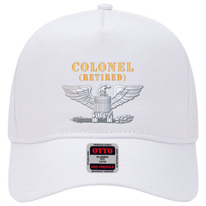 Baseball Cap - Colonel - Retired X 300 - Hat