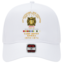 Load image into Gallery viewer, Baseball Cap - Army - 1st Battalion, 9th Infantry - Manchus - Keep Up the Fire - Camp Hovey Korea - Toko-ri w AFEM - COLD SVC - 1973-1974 X 300
