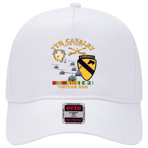 Baseball Cap - 7th Cavalry (Air Cav) - 1st  Cav Division w SVC