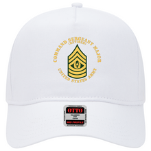 Load image into Gallery viewer, Baseball Cap - Army - Command Sergeant Major - CSM - Retired - Flat X 300
