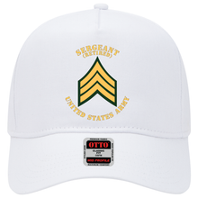 Load image into Gallery viewer, Baseball Cap - Army - Sergeant - SGT - Retired - Flat X 300

