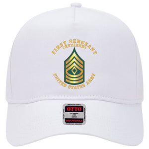 Baseball Cap - First Sergeant - 1SG - Retired