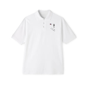 Men's Piqué Polo - Moon Landing Walk