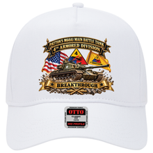 Load image into Gallery viewer, Baseball Cap - 4th Armored Division - PATTON'S M60A1 Main Battle Tank - Breakthrough
