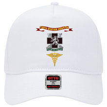 Load image into Gallery viewer, Baseball Cap - Army - 130th Station Hospital - Ribbon - DUI - Army Medical Corps Branch X 300
