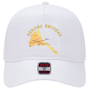 Baseball Cap - Map - Asmara Eritrea - Kagnew Station