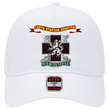Load image into Gallery viewer, Baseball Cap - Army - 130th Station Hospital - Ribbon - DUI X 300
