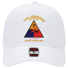 Load image into Gallery viewer, Baseball Cap - SSI - 7th Armored Division - Lucky Seventh - US Army
