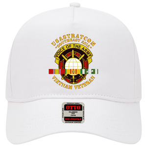 Baseball Cap - USASTRATCOM w SVC Ribbons -SE Asia