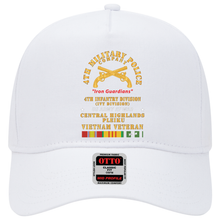 Load image into Gallery viewer, Baseball Cap - Army - 4th Military Police Co, - Iron Guardians - 4th Infantry Div - Vietnam Veteran w VN Service X 300
