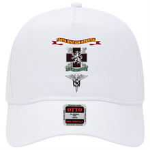 Load image into Gallery viewer, Baseball Cap - Army - 130th Station Hospital - Ribbon - DUI - Army Medical Service Corps Branch X 300
