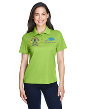 Load image into Gallery viewer, WOMENS Performance Polo Shirt - Buffalo Soldiers - City Ranch - Front Chest
