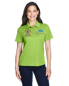 WOMENS Performance Polo Shirt - Buffalo Soldiers - City Ranch - Front Chest