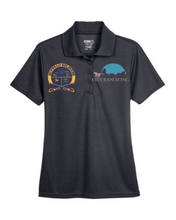 Load image into Gallery viewer, WOMENS Performance Polo Shirt - Buffalo Soldiers - City Ranch - Front Chest
