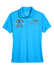 Load image into Gallery viewer, WOMENS Performance Polo Shirt - Buffalo Soldiers - City Ranch - Front Chest
