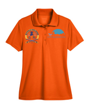 Load image into Gallery viewer, WOMENS Performance Polo Shirt - Buffalo Soldiers - City Ranch - Front Chest
