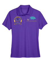 Load image into Gallery viewer, WOMENS Performance Polo Shirt - Buffalo Soldiers - City Ranch - Front Chest
