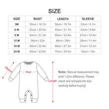 Load image into Gallery viewer, DTG 190gsm Cotton Long Sleeve Baby Romper(All-Over Printing) - Penguin Winter Wonderland
