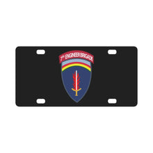 Load image into Gallery viewer, Army - 7th Engineer Bde w Tab wo Txt X 300 Classic License Plate
