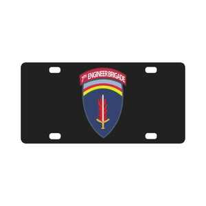 Army - 7th Engineer Bde w Tab wo Txt X 300 Classic License Plate