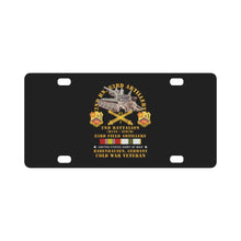 Load image into Gallery viewer, Army - 2nd Bn 83rd Artillery w M110 - Babenhausen Germany w COLD SVC Classic License Plate
