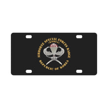 Load image into Gallery viewer, Korean Airborne Special Forces Badge w Txt X 300 Classic License Plate

