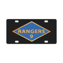 Load image into Gallery viewer, SSI - 9th Ranger Battalion - Ranger Diamond - WWII X 300 Classic License Plate

