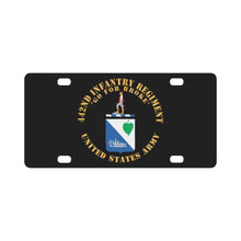 Load image into Gallery viewer, Army - 442nd Infantry Regiment - COA - Go for Broke X 300 Classic License Plate
