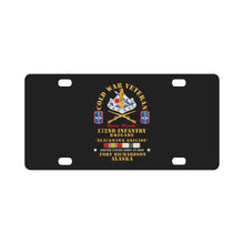 Load image into Gallery viewer, Army - Cold War Vet - 172nd In Bde - Ft Richardson AK w COLD SVC Classic License Plate
