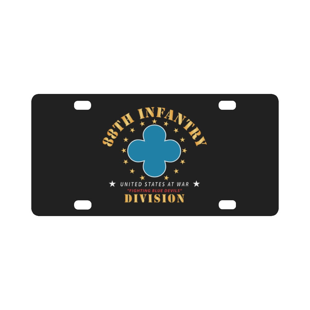 Army - 88th Infantry Division - Fighting Blue Devils X 300 Classic Lic ...