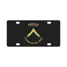 Load image into Gallery viewer, Army - Private - PV2 - Veteran - Flat X 300 Classic License Plate
