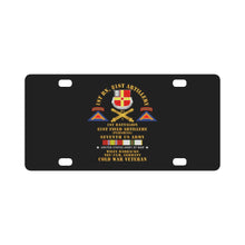Load image into Gallery viewer, Army - 1st Bn 81st Artillery - Pershing - New-Ulm Germany w COLD SVC Classic License Plate

