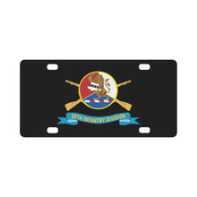 Load image into Gallery viewer, Army - 28th Infantry Division - DUI - w Br - SSI - Ribbon X 300 Classic License Plate
