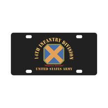 Load image into Gallery viewer, Army - SSI - 14th Infantry Division - Phantom Division - US Army X 300 Classic License Plate
