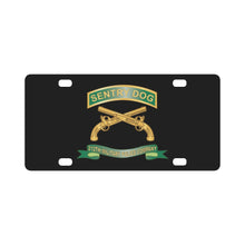 Load image into Gallery viewer, Army - Sentry Dog - 212th Military Police Company w Br - Ribbon X 300 Classic License Plate

