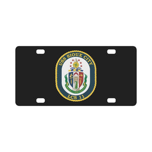 Navy - USS Sioux City (LCS-11) wo Txt X 300 Classic License Plate