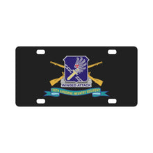 Load image into Gallery viewer, Army - 188th Airborne Infantry Regiment w Br - DUI - Ribbon X 300 Classic License Plate
