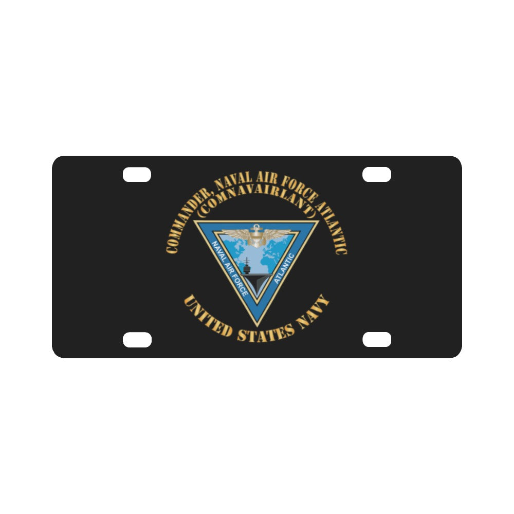 Navy - Commander, Naval Air Force Atlantic - COMNAVAIRLANT X 300 Classic License Plate