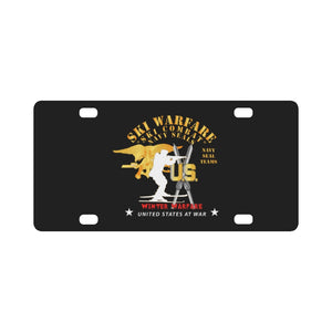 SOF - Navy Seals - Ski Warfare - Ski Combat - Winter Warfare X 300 Classic License Plate