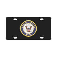 Load image into Gallery viewer, Emblem - Navy - United States Navy X 300 Classic License Plate
