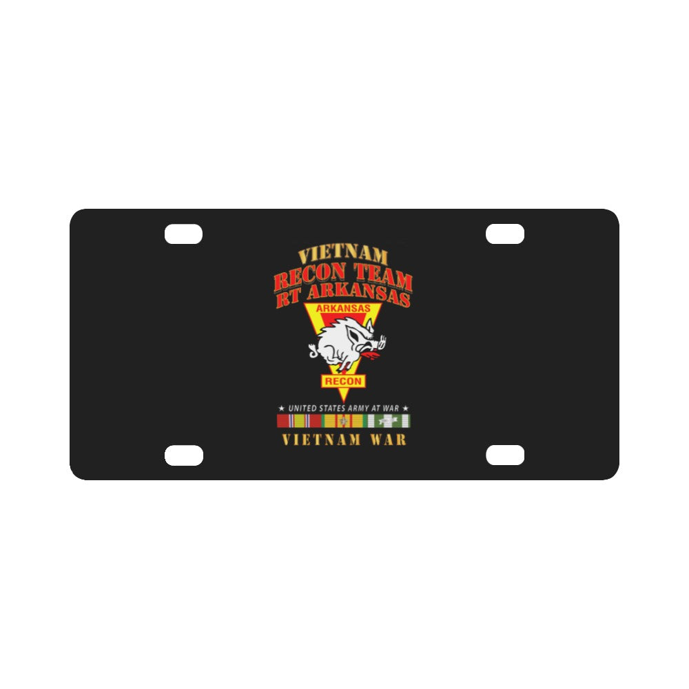 RECON TEAM - Recon Team - RT Arkansas - Razor - Vietnam War w VN SVC Classic License Plate