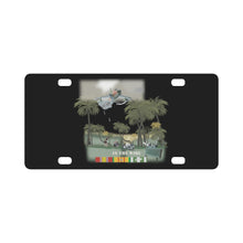 Load image into Gallery viewer, Army - In the Wire - Vietnam w Close Air Strike Classic License Plate
