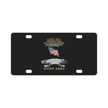 Load image into Gallery viewer, Civil War - 1st United States Colored Infantry Regiment with USCT Bureau Banner - USA X 300 Classic License Plate
