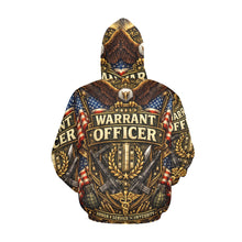 Load image into Gallery viewer, AOP Hoodie - Warrant Officer - Emblem Men's All Over Print Hoodie (USA Size)
