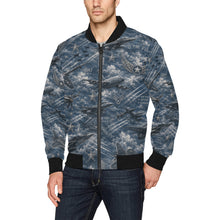 Load image into Gallery viewer, Bomber Jacket - Vintage Air Force Aviation Pattern
