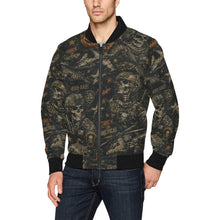 Load image into Gallery viewer, Bomber Jacket - Gritty Military Halloween Camouflage
